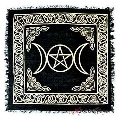 Triple Moon Altar Cloth Wicca Witchcraft Altars