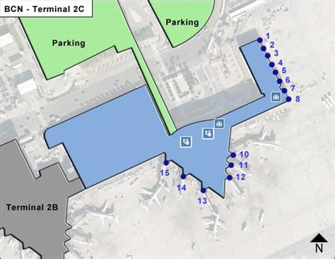 Barcelona Airport Terminal Map