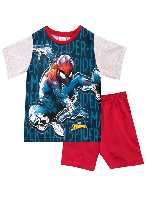 Buy Boys Spiderman Pyjamas Kids Official Merchandise