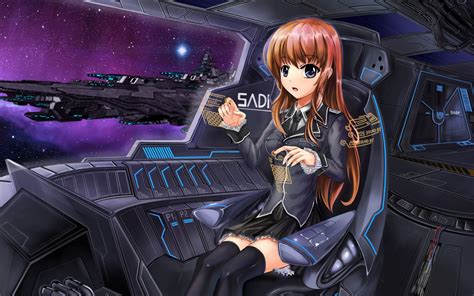 Anime Space Girl Sky Anime Anime Galaxy Cyberpunk Anime Cyberpunk