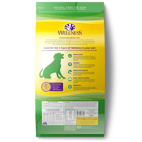 That's why we offer a simple, holistic approach to pet food that focuses on real ingredients with real benefits. Wellness Complete Health Natural Dry Dog Food Lamb | Dog ...