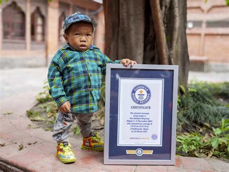 Shortest Person In The World Dor Bahadur Khapangi Shortest Male Teen