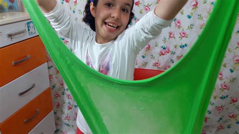 dev yeşil slime eğlenceli çocuk videosu youtube