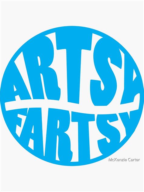 Artsy Fartsy Stickers By Mmckenziecarter Redbubble