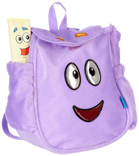 Quantity Limited Dora And Boots Plastic Backpack With Figures