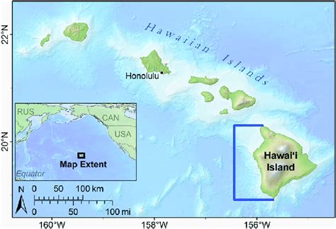 Also available is a detailed hawaii county map with county seat cities. Map of Hawai'i Island within the Main Hawaiian Islands ...