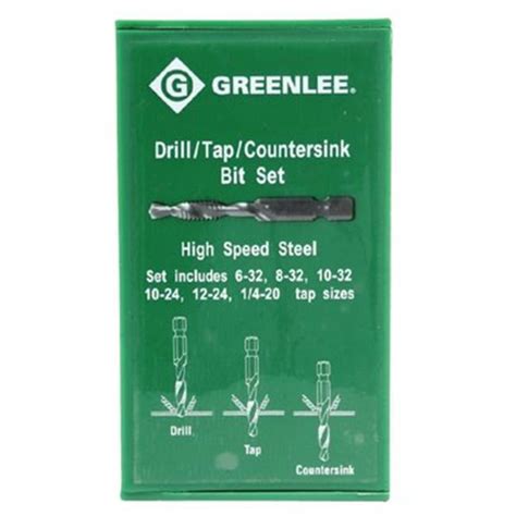 Greenlee 332 Dtapkitm Drill Tap Kit Metric Pop