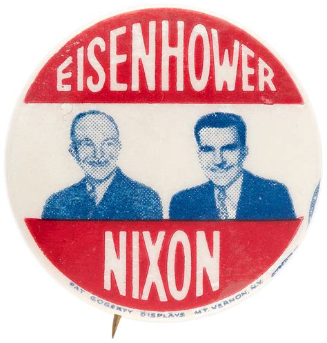 Hakes Eisenhower Nixon Jugate Button Hake 6