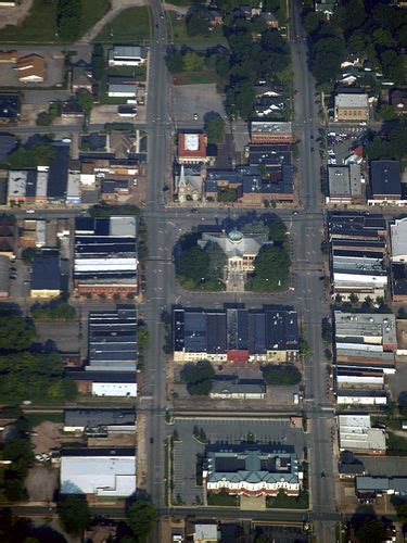 Aerial View Of Downtown Athens Alabama Athens Alabama Limestone