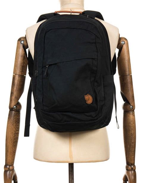 Fjallraven Raven 28l Backpack Black Accessories From Fat Buddha