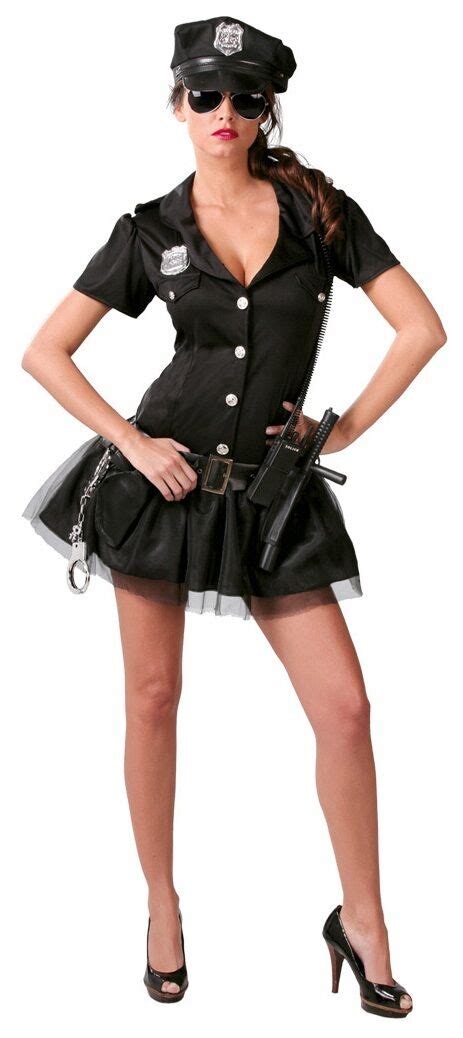 Damen Sexy American Offizier Polizei Polizist Uniform Kostüm Outfit 12 14 Ebay