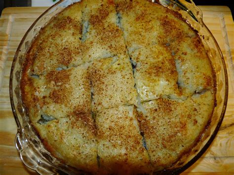 The potato is sliced about 90% and fanned out slight letting seasonings become baked inside the potato. The Iraqi Family Cookbook: Potato Pie-Baked Potato Chap