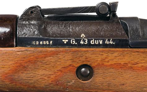 Outstanding Wwii Nazi Duv 44 Code G43 Semi Automatic Sniper Rifle