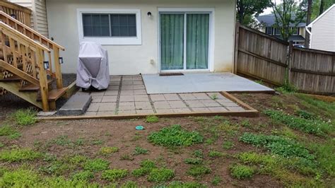 I have a 5000sf back yard with the home i recently purchased and have stripped it of all vegetation, tree stumps, etc. Arnold Backyard Grading and Pavers Patio - Paradise Landscape