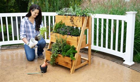 Build A Space Saving Tiered Planter This Old House
