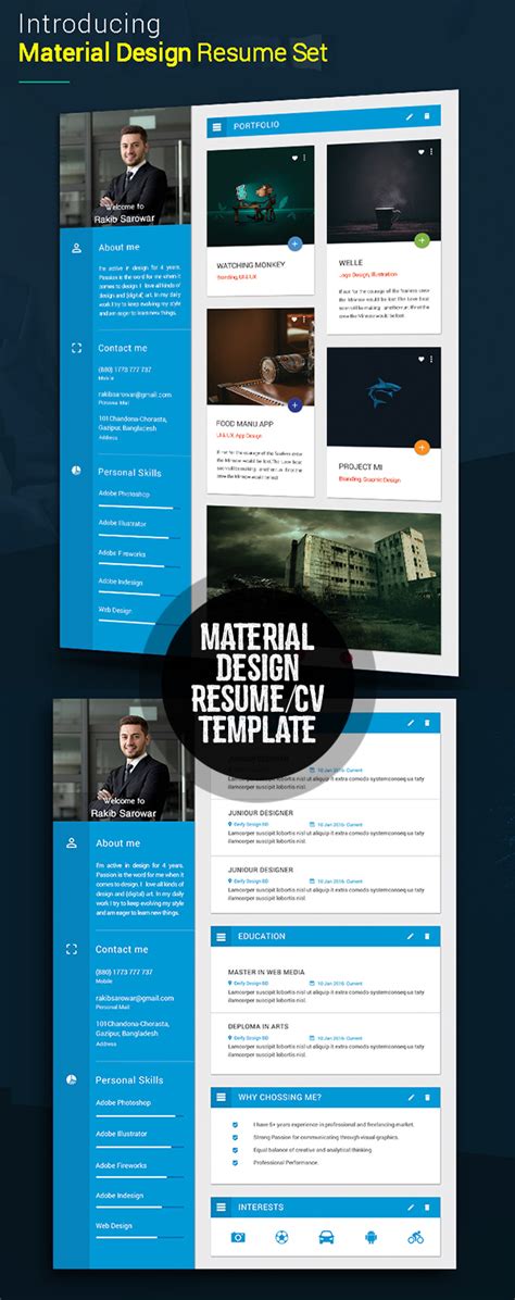 Free online cover letter builder easily create cover. Modern CV/Resume Templates + Cover Letter & Portfolio Page ...