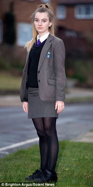 Brighton Girl Put In Detention Because Skirt Is Too Short Daily Mail