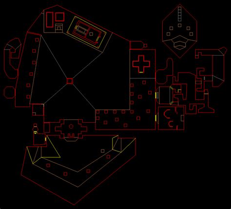 Pc Doom Ii Level 18 The Courtyard Level Map