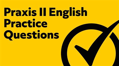 Praxis Ii 5038 English Free Praxis Ii Review Problems Youtube