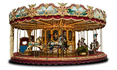 Historic Carousel And Spinning Entertainment Equipment Around The World
