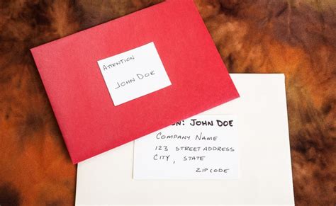 So every line will be separately. How to Add an Attention on Mailing Envelopes | Bizfluent