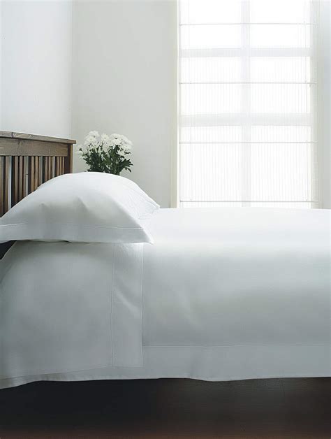 Belledorm Double Flat Egyptian Cotton Bed Sheet White Marshalls Of