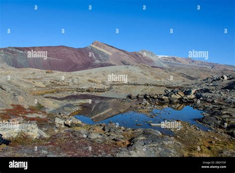 Greenland Landscape With Beautiful Coloured Rocks Stock Photo Alamy