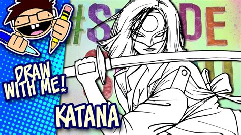 A pencil is an implement for writing or drawing, constructed of a narrow, solid pigment core in a protective casing that prevents the core from being broken or marking the user's hand. Let's Draw KATANA (Suicide Squad) | Advanced Drawing Guide ...