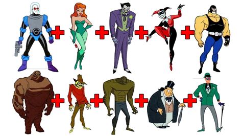 Batman Villains Character Fusion Combining 10 Villains Into One