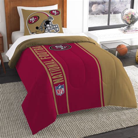 And if that's not enough, dream about super bowls while resting in your san francisco 49ers bedding! Northwest Co. NFL 49Ers Helmet Comforter Set | Wayfair.ca