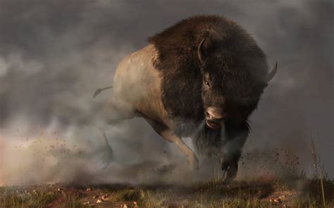 The Angry Bison Stock Photos Pictures And Royalty Free Images Istock