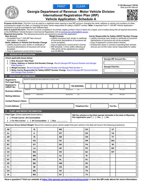 Form T 138 Schedule A Fill Out Sign Online And Download Fillable Pdf