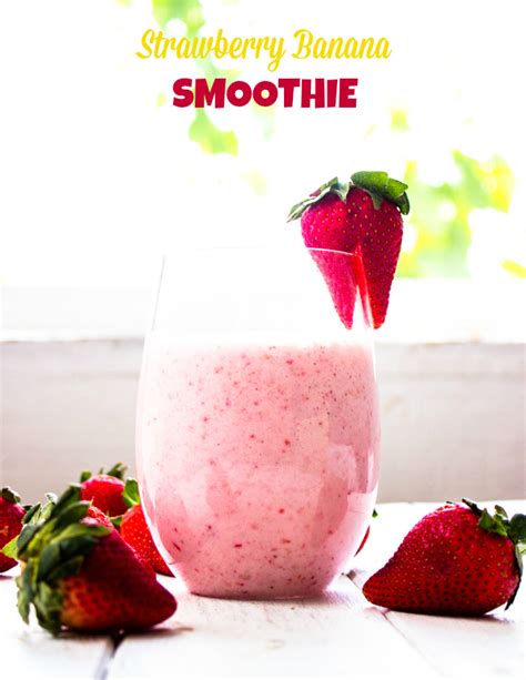 If you make a purchase using the links included, we may earn commission. 3 Ingredient strawberry banana smoothie | Gimme Delicious
