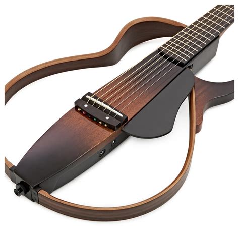 Yamaha Slg200s Steel String Silent Guitar Tobacco Brown Gear4music