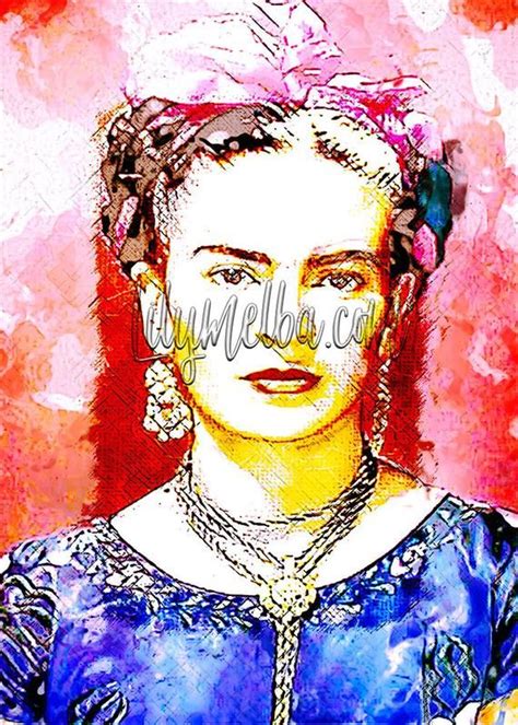 Frida Kahlofrida Kahlo Digital Art Print Mixed Media Etsy