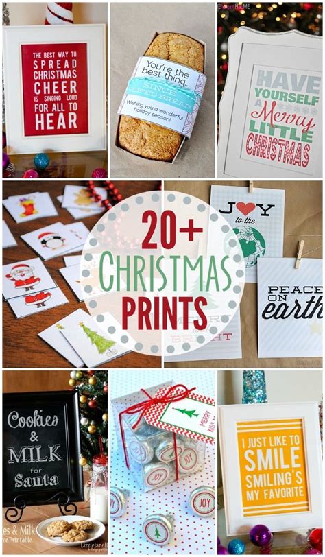 40 Free Christmas Prints Lets Diy It All With Kritsyn Merkley