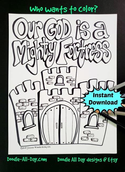 Castles are one of the first things that come to mind when we think about the middle ages. Mighty Fortress instant download | How to draw hands ...