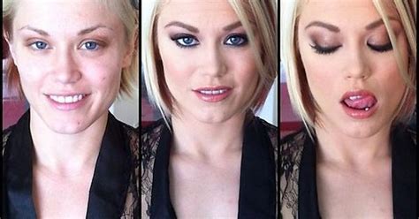 Porn Stars Before And After Makeup Album On Imgur