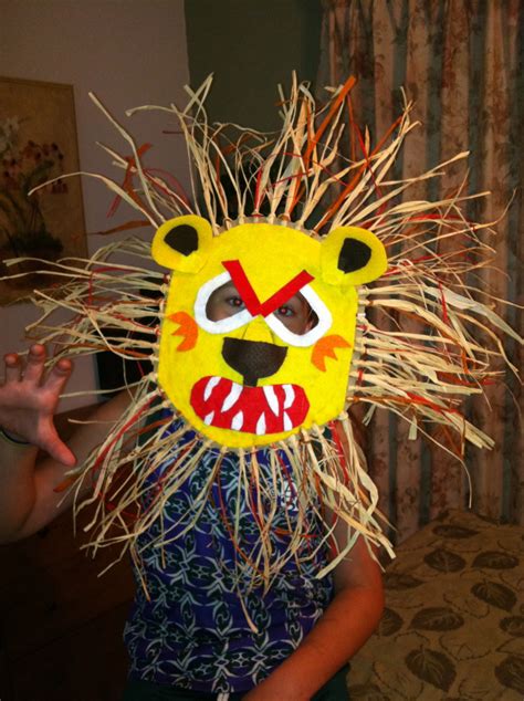 Colorful cardboard orangutan from super make it. African Lion Mask Craft Project | HubPages