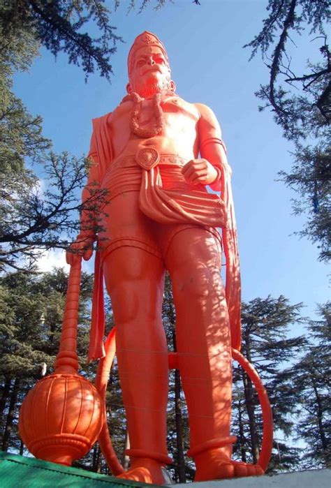 Hanuman Murti Statue At Jakhu Temple Shimla Hindu Devotional Blog