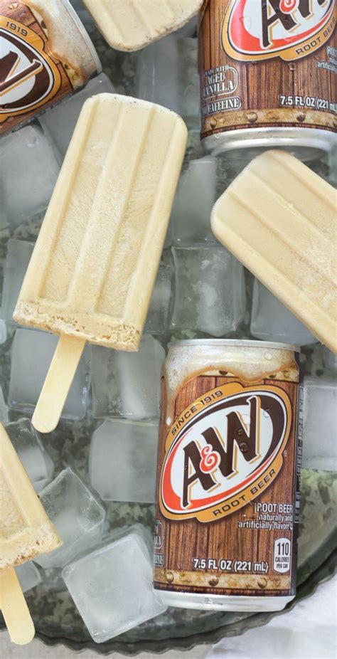 Root Beer Float Popsicles Simply Made Recipes Recipe Root Beer