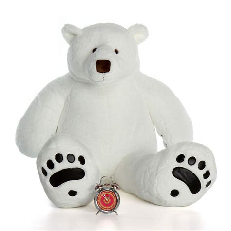 5ft Marshmallow Klondike Huge Stuffed Polar Bear Giant Teddy