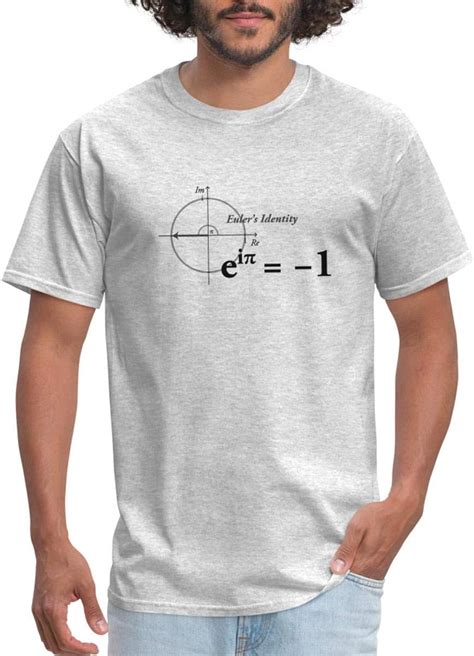 Spreadshirt Eulers Identity Mathematician Ts Mens T Shirt Clothing