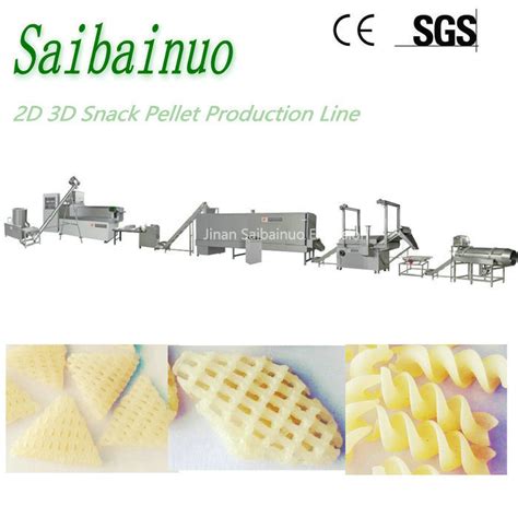 2d 3d Snack Pellet Chips Processing Line China 2d Snack Pellet Machine And 3d Snack Pellet