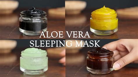 4 Overnight Aloe Vera Masks For Clear Skin Turmeric Coffee Tea Tree