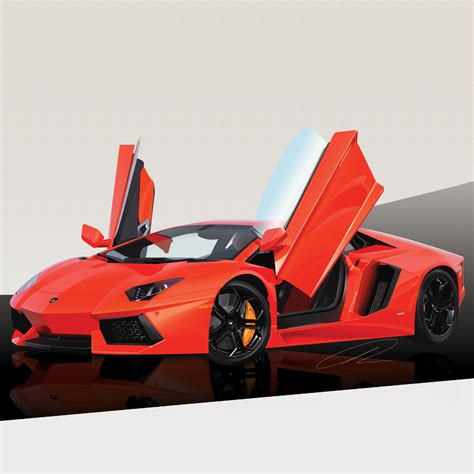 Lamborghini Aventador Painting By Rickslim On Deviantart