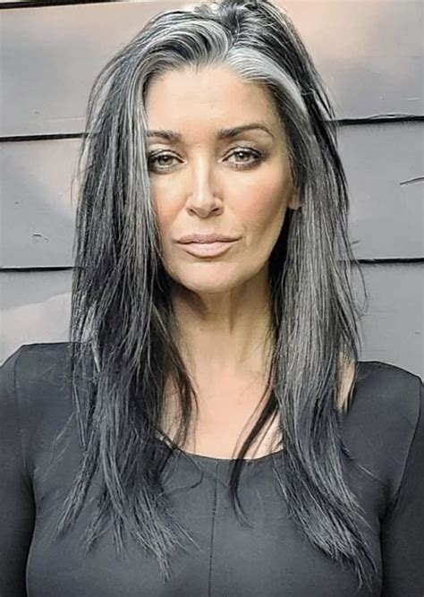 Pin By Misty Thompson On Going Gracefully Grey Hair Inspiration Grey