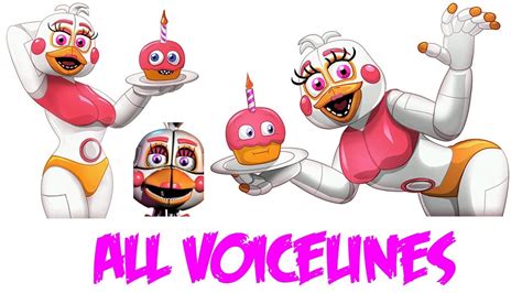 Funtime Chica All Voicelines With Subtitles Ultimate Custom Night