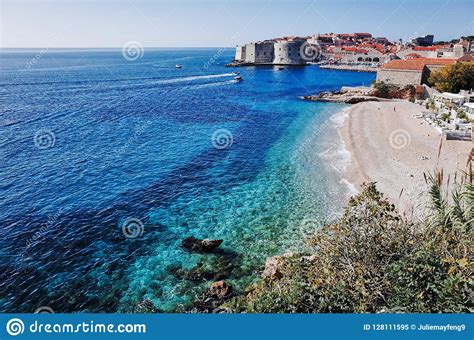 Adriatic Sea Dubrovnik Croatia Stock Image Image Of House