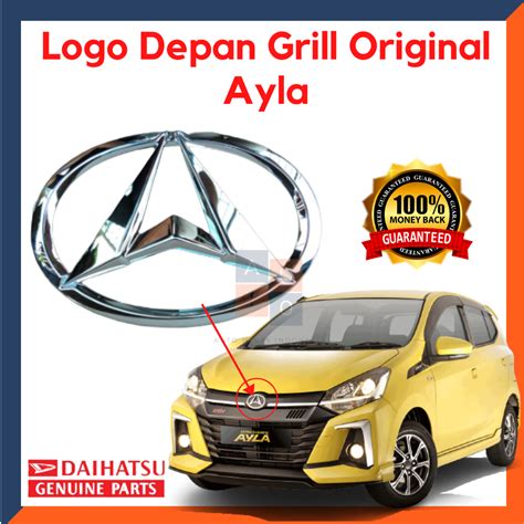 Logo Ayla Emblem Logo Depan Grill Daihatsu Ayla Original Lazada